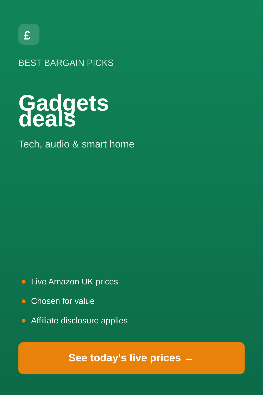 Gadgets deals — Best Bargain Picks